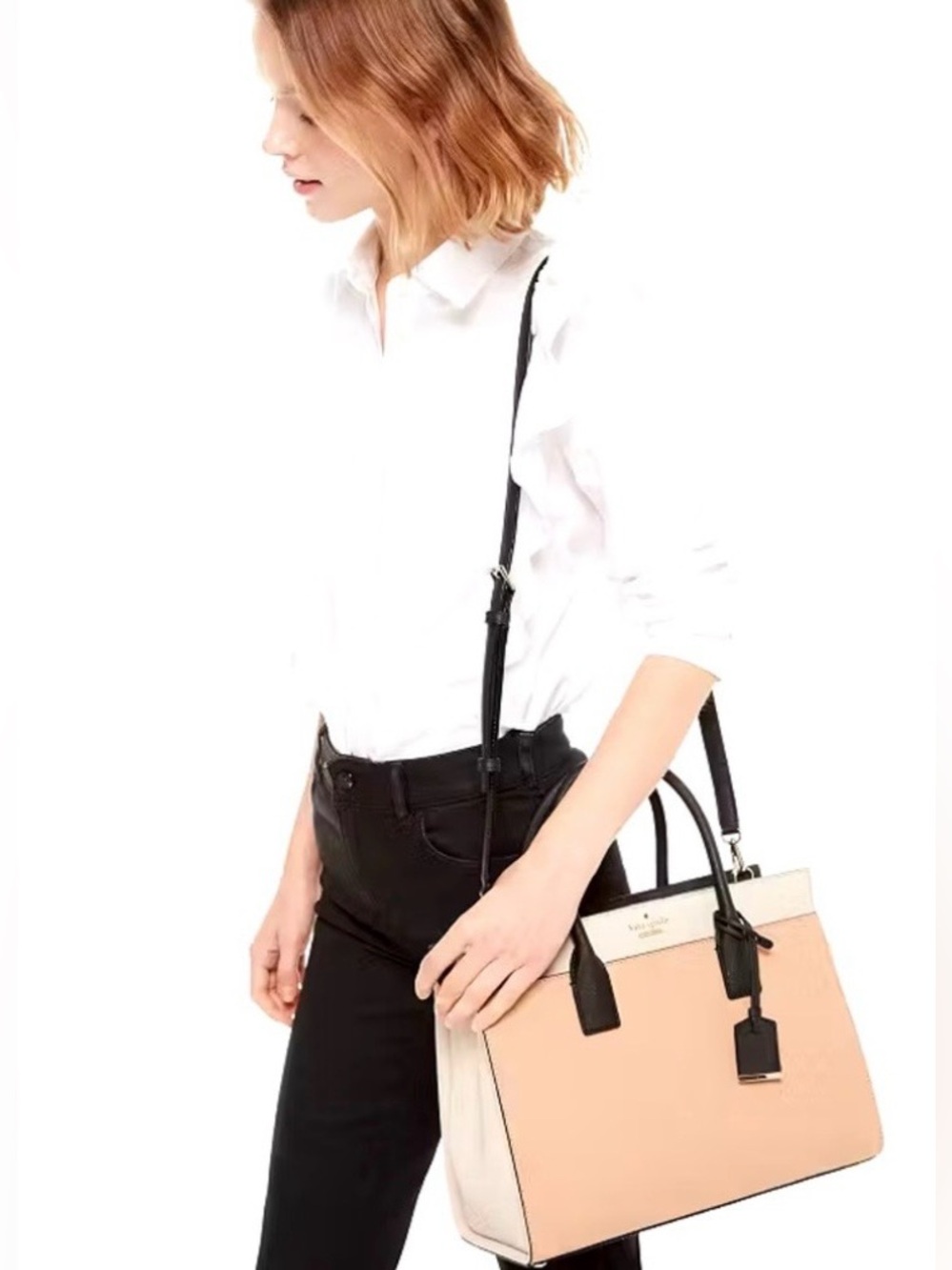 Kate Spade Cameron Street Candace Raffia Satchel - Picture 2 of 14